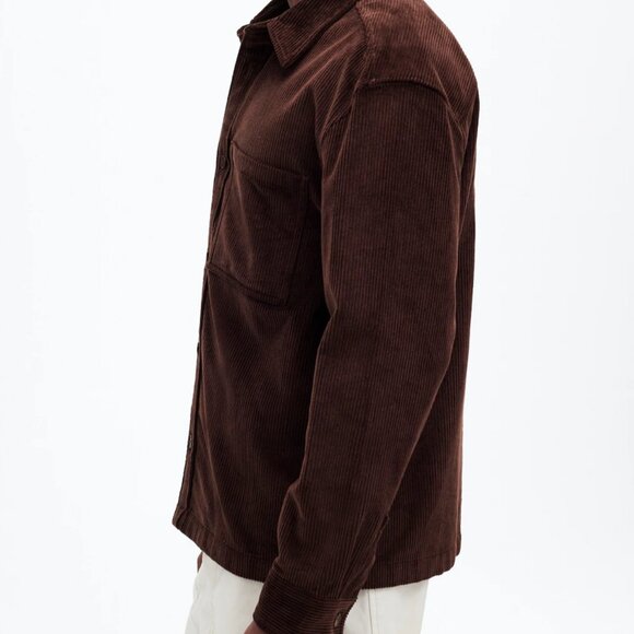 Brown Corduroy Shirt-Jacket - Picture 5 of 6